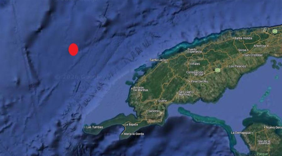 Servicio Sismológico Nacional Cubano reporta sismo de 5.3 en occidente, réplica del registrado el 8 de junio