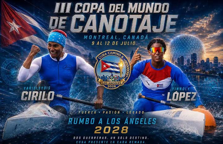 Cubanos competirán desde hoy en Copa del Mundo de Canotaje de Montreal
