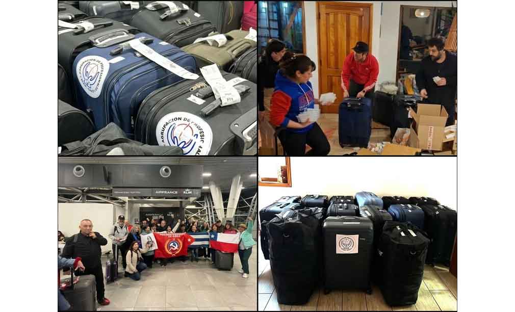 Chilenos graduados en Cuba envían ayuda a hospitales en Manzanillo