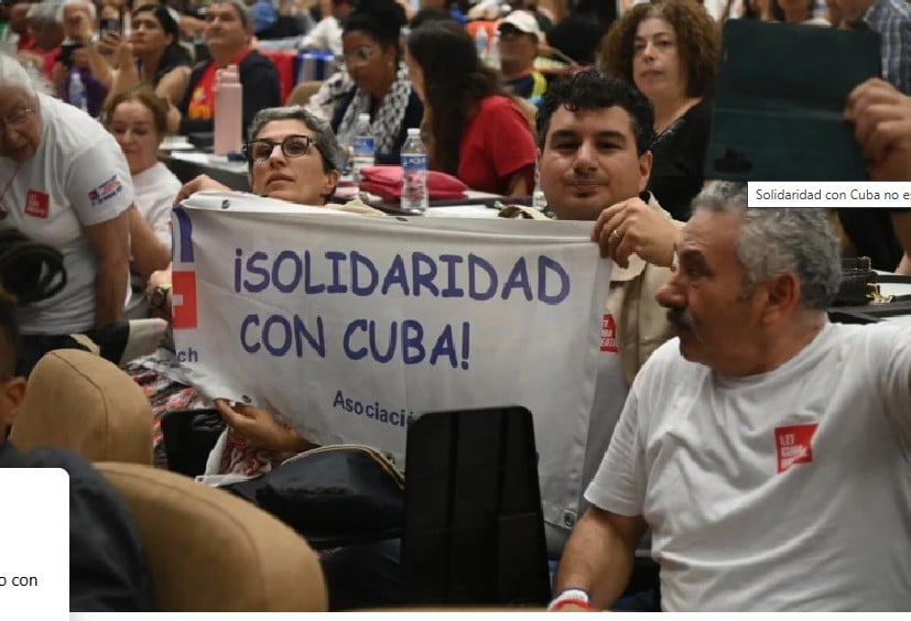 Solidaridad con Cuba, por su derecho a vivir