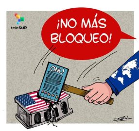 El mundo sigue con Cuba contra el bloqueo