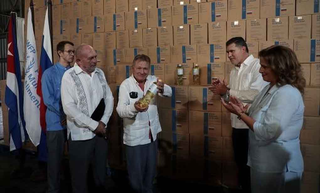 Cuba agradece a Rusia y Japón por donaciones a través del PMA